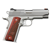 Kimber Mfg.,inc 3200324 Stainless Pro Carry II 7+1 4" Stainless Steel Slide Satin Silver Rosewood w/ Kimber logo Grip