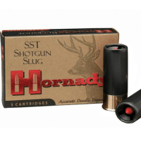 Hornady 12 Gauge SST Slug Ammunition, 5 Rounds, 2.75" 300 Grain FTX Sabot, 2000fps