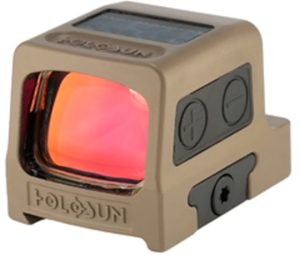 Holosun HE509T X2 Enclosed Reflex Optical Red Dot Sight 2x 0.66 x 0.9 in Red LED Flat Dark Earth HE509T-RD X2 FDE
