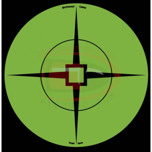 BIRCHWOOD CASEY Target Spots 6" Green Target - 10 targets