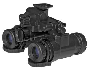 ATN PS31-2 Dual Tube Night Vision Goggle/Binocular BNVD 40 FOV Gen 2+ 60-64lp/mm - P45 White Phosphor Black