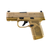 FN 66101409 Reflex Micro-Compact 9mm (15+1/11+1) Black Barrel, FDE Slide, Ambidextrous
