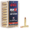 CCI 0023 Target & Plinking Maxi-Mag 22 Mag 40 gr Total Metal Jacket (TMJ) 50rd BOX