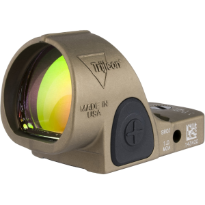 Trijicon SRO Reflex Red Dot Sight Adjustable LED 1.0 MOA Red Dot Coyote Brown Anodized
