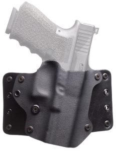 Blackpoint Tactical Leather Wing OWB Holster Glock 43X Left Hand Kydex Black