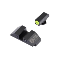 Night Fision Perfect Dot Night Sight Set for Glock 17/19 Pistols (Yellow Front)