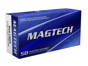 Magtech 9mm Luger 124gr FMJ, 50rds - 9B