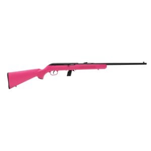 Savage Arms 64 F Pink .22LR Semi-Auto Rifle, Pink - Eye-Catching Pink Design with Reliable Semi-Auto Functionality - 40218