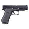 Glock UA4850201FR G48 Gen 5 Slim Compact 10+1 4.17" Black Steel Barrel Black, nDLC Front Rail/Serrated Slide, Black Polymer Frame w/Beavertail, Black Textured Polymer Grips, USA Made