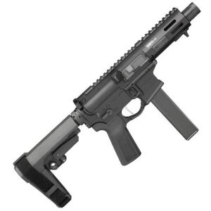 Springfield Armory Saint Victor with Brace 9mm Luger 5.5in Black Melonite Semi Automatic Modern Sporting Pistol - 32+1 Rounds Compact