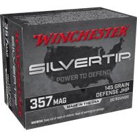 WINCHESTER AMMO 357 Mag 145Gr Silvertip Hollow Point 20rd