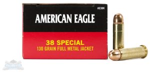 American Eagle 38 Special 130gr FMJ Ammunition 50rds - AE38K