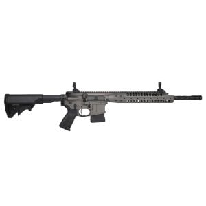 LWRC International LWRC IC-A5 5.56mm NATO 16.1" 1:7" 1/2x28 Bbl Tungsten Grey CA Compliant Rifle ICA5R5TG16CAC