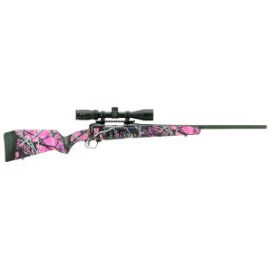 Savage Arms 110 Apex Hunter XP Muddy Girl .308 Win 20" 1:10" Bbl Muddy Girl Camo Bolt-Action Rifle w/Vortex Crossfire II 3-9x40mm Scope, (1) 4rd Mag