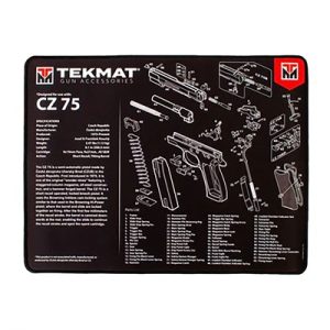 Ultra 20 Pistol Cleaning Mat - Tekmat Ultra 20 Cz-75 Gun Cleaning Mat Black