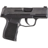 Sig Sauer P365-380 380 ACP Pistol 3.1" Barrel 10+1 Round Nitron Slide Black Grip Black Frame Manual Safety