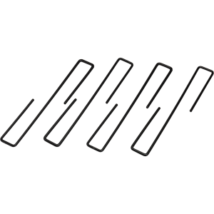 SnapSafe Universal Handgun Hangers (4-pack)