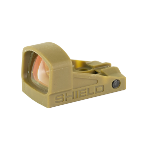 Shield Sights SMSC, Glass Edition, Red Dot Sight, Non Magnified, 4 MOA, Flat Dark Earth SMSC-4MOA-GLASS-FDE