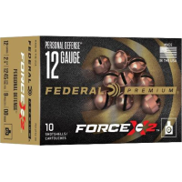 Federal PD12FX200 Premium Force X2 12 Gauge 2.75" 9 Pellets 00 Buck Shot - 10sh Box