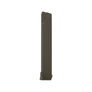 Glock 17, 17L, 18, 19, 19x, 26, 34, 35, 47, 49 Gen 5 Magazine 9mm Luger 33-Round Polymer Olive Drab
