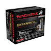 Winchester Defender 9mm Luger Ammo 147 Grain Bonded Jacketed Hollow Point Box of 20