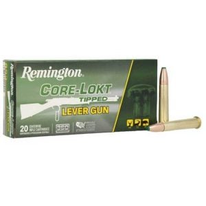 Remington Core-Lokt Tipped Lever Gun 360 Buckhammer 180gr CLT Rifle Ammo - 20 Rounds