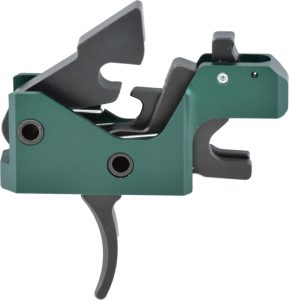 Partisan Triggers Disruptor AR-15 FRT 3 Position Drop In Forced Reset Rifle Trigger Curved 3.75-4.1lb Green
