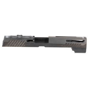 Grey Ghost Precision GGP320FBLK1 GGP320 Full Size Version 1 Slide Fits Sig P320 Full Size, Optic Cut Compatible w/Trijicon RMR, Leupold Deltapoint Pro, Or Sig Romeo 1, 416 Stainless Steel w/Black DLC Finish