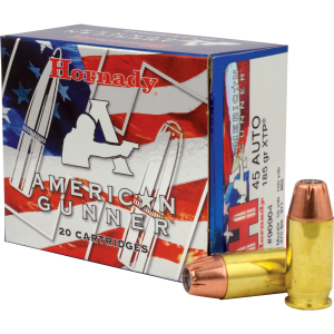 Hornady 45 Auto/ACP 185gr XTP American Gunner Ammunition 20rds - 90904
