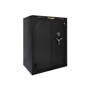 SnapSafe Super Titan XXL Double Door Fire Resistant 56-Gun Modular Safe with Electronic Lock Black