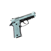 Beretta 80X Cheetah 380 ACP Pistol 3.9" Barrel 10+1 Round Blue Slide Blue Grip Black Frame