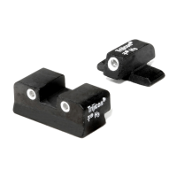 Trijicon 600448 Bright & Tough Night Sights Green/Tritium White Outline Front Sight-Green/Tritium White Outline Rear Sight Sig Sauer P225/P226/P228 #8 Front/#8 Rear