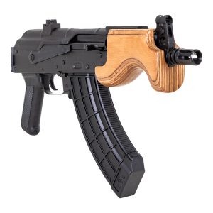 Century Arms Micro Draco 6.25" 7.62X39 30rd Pistol, Black / Wood with PSB Pic Rail - HG2797P-N