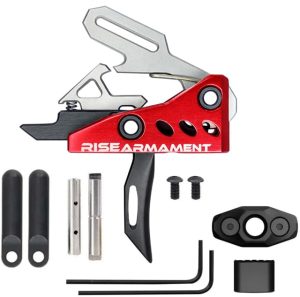 OpticsPlanet Exclusive RISE Armament RA-535 Advanced-Performance Trigger Single Stage System 3.5lb Pull Weight Black
