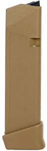 Glock OEM G17/19 9mm Magazine - 19 Round (Coyote Tan)