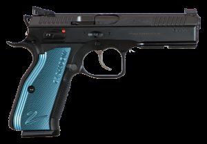 CZ Shadow 2 Black and Blue Semi-Auto Pistol - 9mm