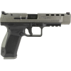 Canik TP9SFx 9mm Luger Pistol 5.2" Barrel 10+1 Round Tungsten Slide Black Grip Black Frame