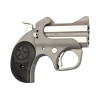 Bond Arms Roughneck Derringer Pistol 2.5" Barrel .357 MAG/.38Spl 2rd - Stainless Steel Finish W/ Rubber Grips - BARN-357/38