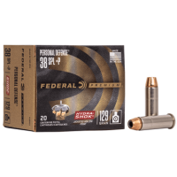 Federal Premium Personal Defense Ammo 38 Special +P 129 gr Hydra-Shok Jacketed Hollow Point 20 Bx/ 25 Cs