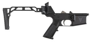 PSA JAKL 5.56 NATO Classic EPT Complete Rifle Lower With JMAC Skeleton Stock, Black