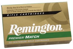 Remington Premier Match 115 gr Sierra MatchKing Boat Tail Hollow Point 6.8mm SPC Ammo, 20/box - RM68R1