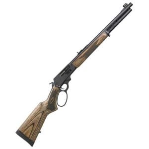 Marlin 1895 Guide Gun 45-70 Government Satin Blued Lever Action Rifle - 19.1in - Brown/Black