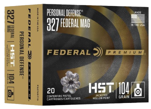 Federal Premium Personal Defense .327 Federal Magnum 104 gr Ammo JHP - 20rds - P327HST1S