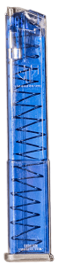 Elite Tactical Systems 9mm Gen2 32 Rd For Glock 17/19 Magazine (Translucent Blue)