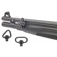 GG&G Tactical QD Sling Attachment with Rectangular Swivel & Flashlight Mount Combo Beretta 1301 12 Gauge Steel Black