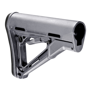 Magpul MAG310-GRY CTR Carbine Stock Stealth Gray Synthetic for AR-15, M16, M4 with Mil-Spec Tube (Tube Not Included)
