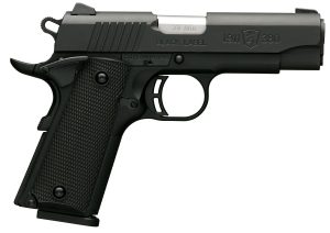 Browning 1911-380 ACP Pistol Black Label Compact 8 Round Locked Breech, Black - 051905492
