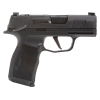 Sig Sauer P365X 9mm Luger Pistol 3.1" Barrel 12+1 Round Nitron Slide Black Grip Stainless Frame Manual Safety