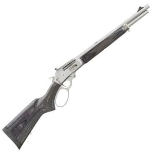 Marlin 336 Trapper 30-30 Winchester Stainless Steel Lever Action Rifle - 16.17in - Gray