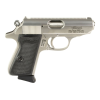 Walther Arms 4796022 PPK/S 8+1 3.30" Stainless Steel Barrel, Matte Stainless Serrated Slide & Frame w/Beavertail, Black Checkered Polymer Grip, Right Hand